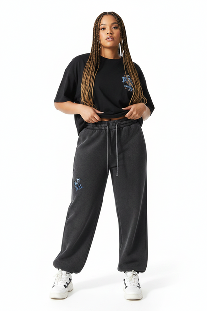Brooklyn Republic Essentials™ Frayed Enzyme Washed Fleece Sweatpants