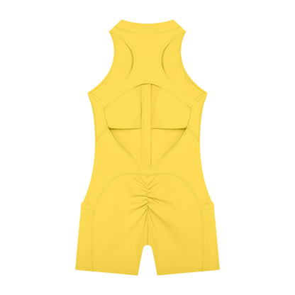 Brooklyn Republic Essentials™ Women’s Quarter-Zip Yoga Romper