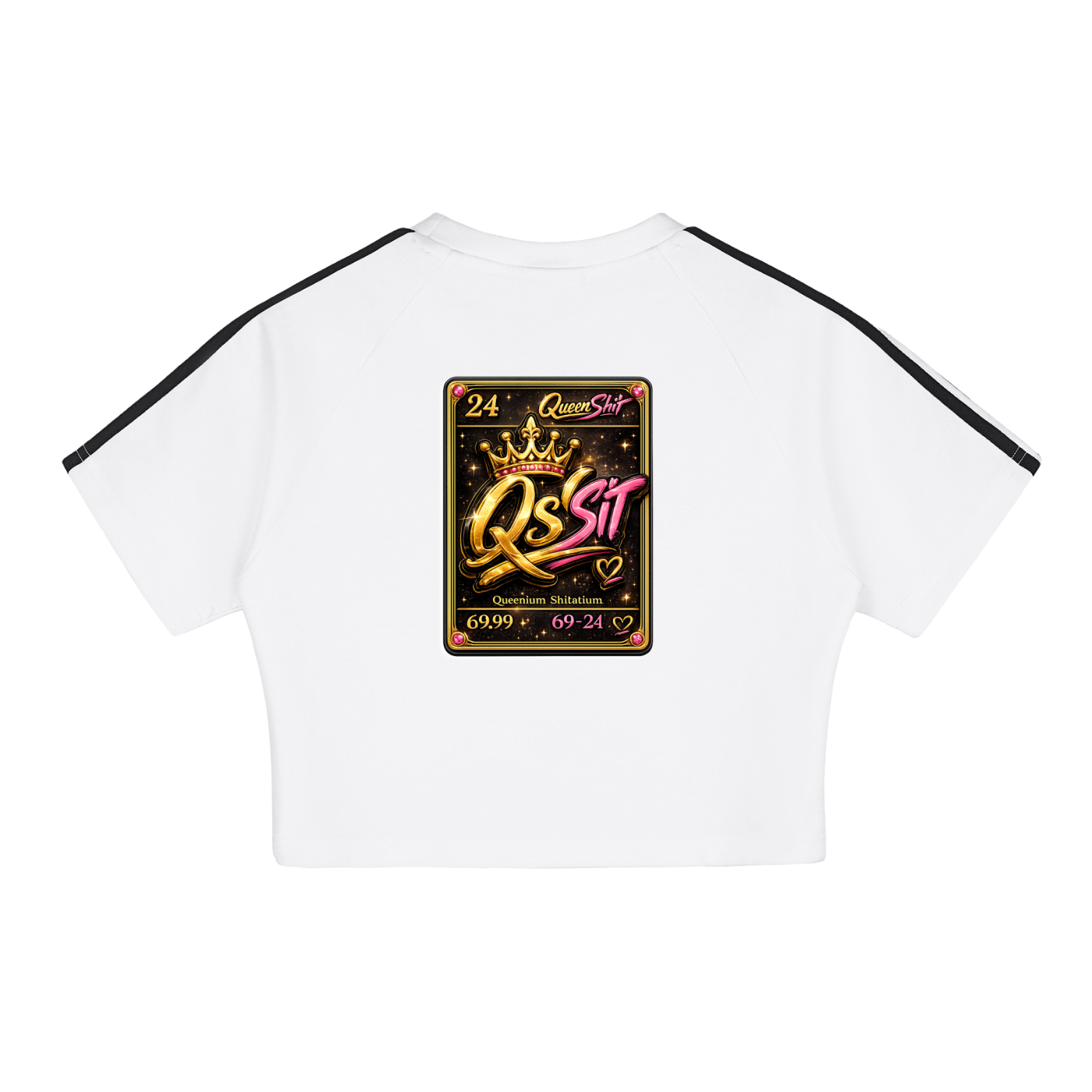 "QUEEN" Performance Crop Top