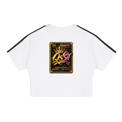 "QUEEN" Performance Crop Top