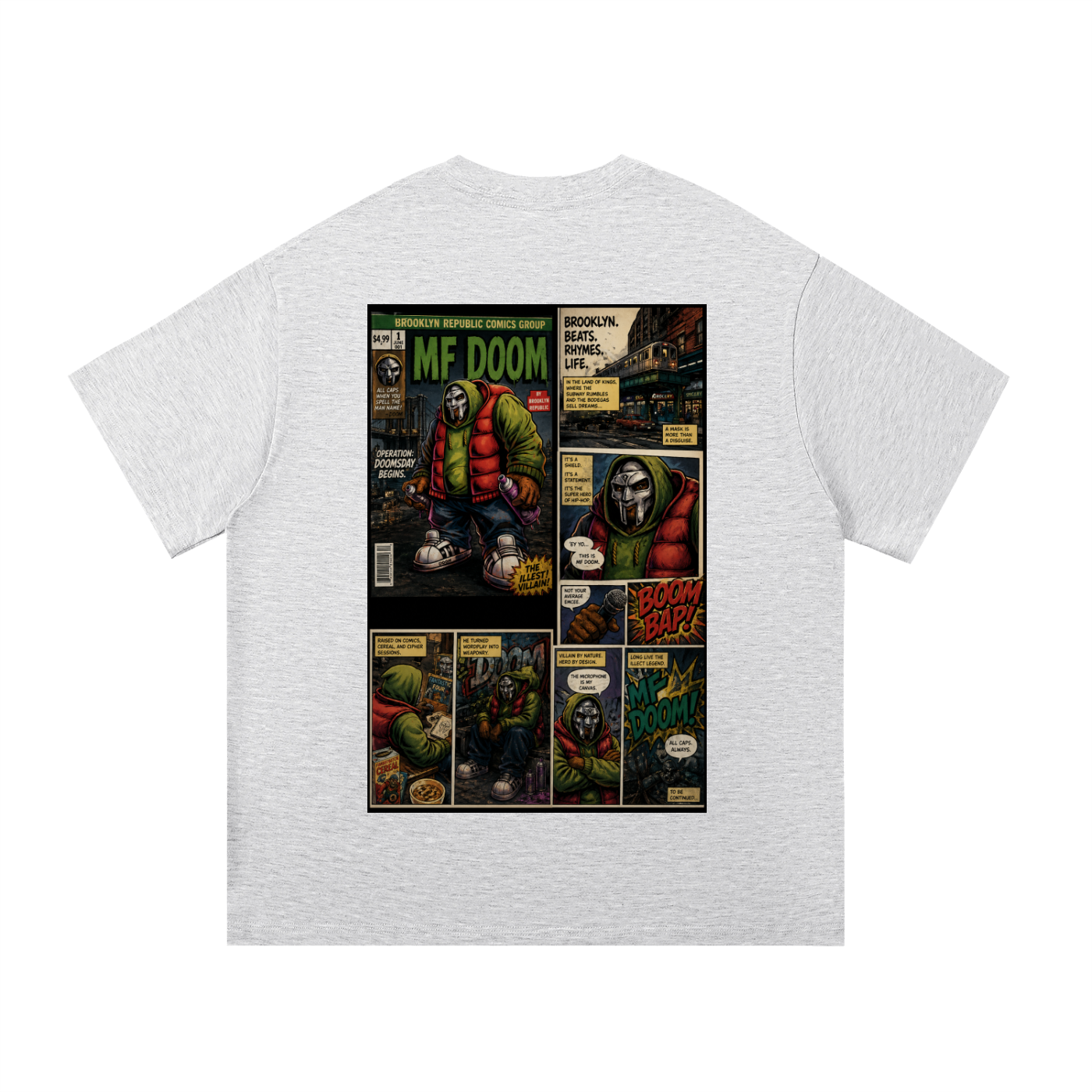 "The Adventures of MF Doom" Cotton T-Shirt