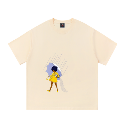 "When it Pours, on the Poor" Cotton T-Shirt