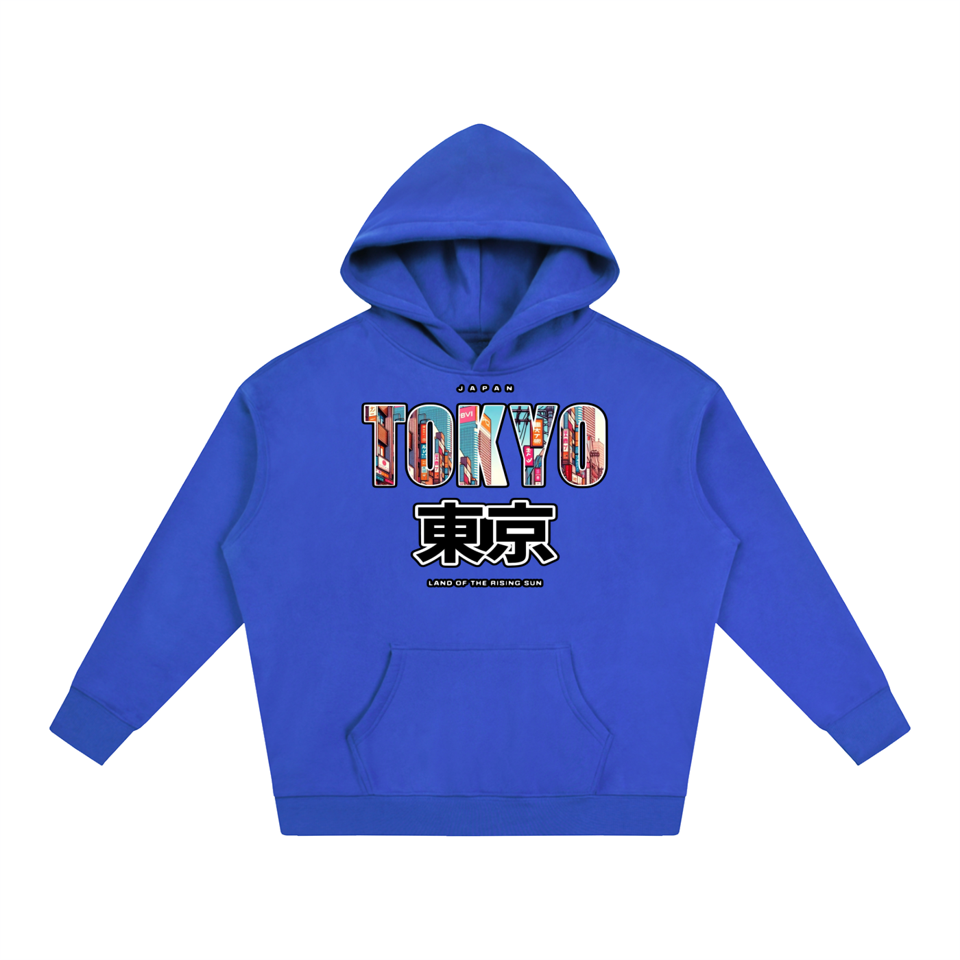 "Land of the Rising Sun" Oversize Fleeced Hoodie