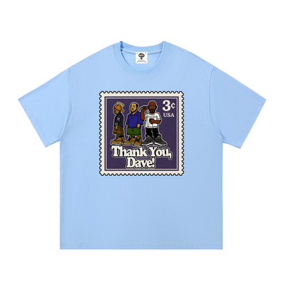 "Thank you, Dave" Postal Stamp Cotton T-Shirt