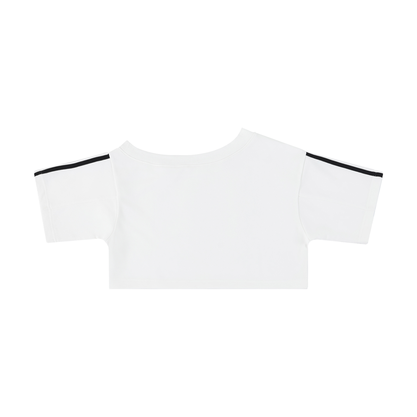 "Brooklyn Republic Essentials" Women's Off-the-Shoulder Crop T-Shirt