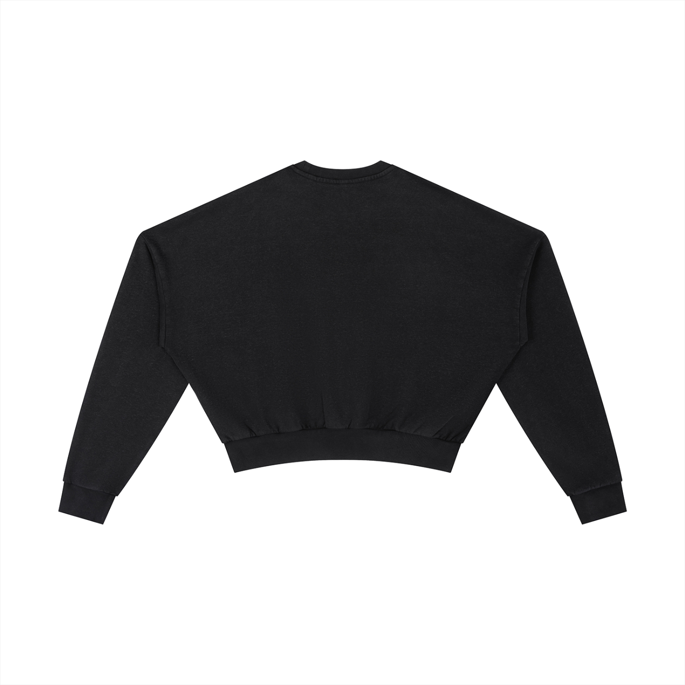 "Hillman College" Vintage Washed Cropped Sweatshirt