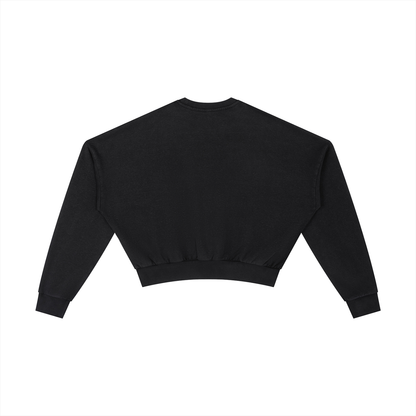 "Hillman College" Vintage Washed Cropped Sweatshirt