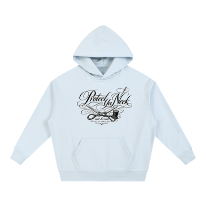 PYN™ x BKRP™ "Cut & Sew" Essential Boxy Heavyweight Drop-Shoulder Hoodie