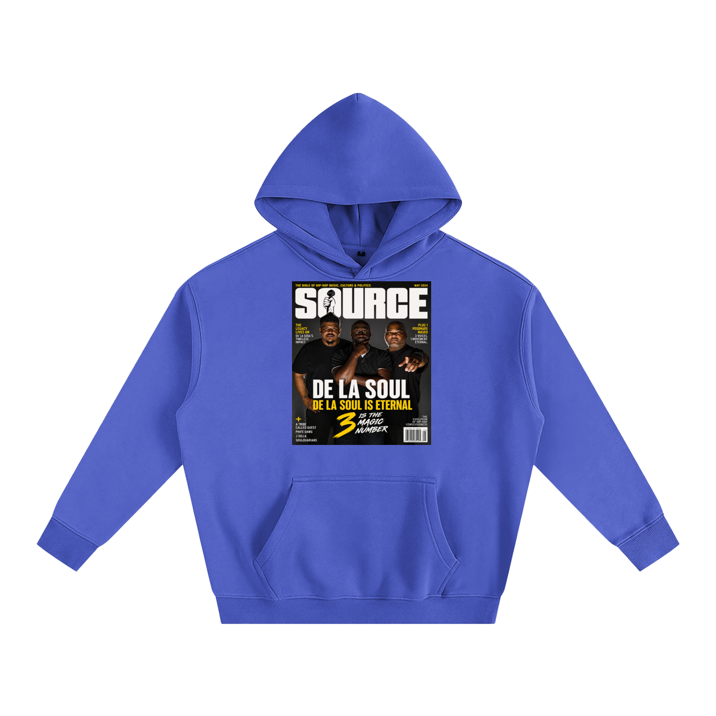 "No. 3" Oversize Fleeced Hoodie