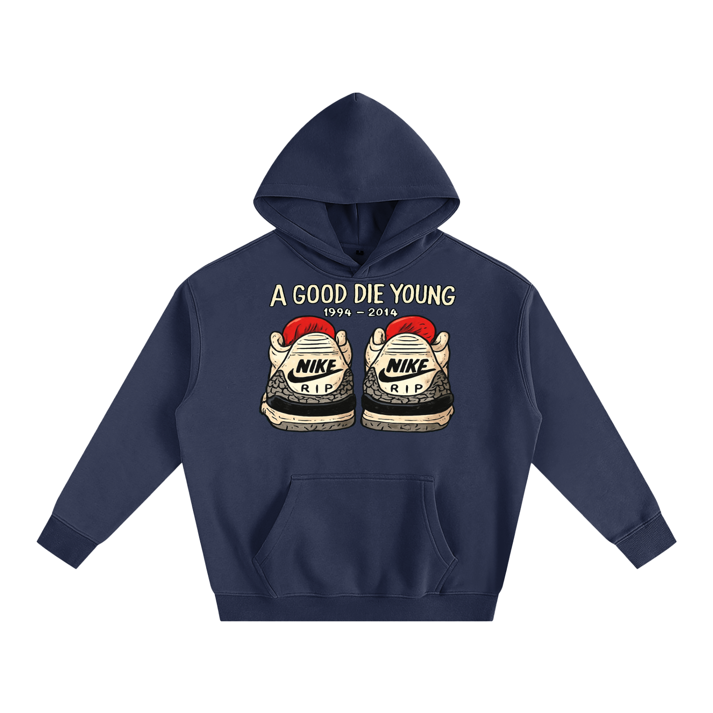 "FOREVER YOUNG" Oversize Fleeced Hoodie