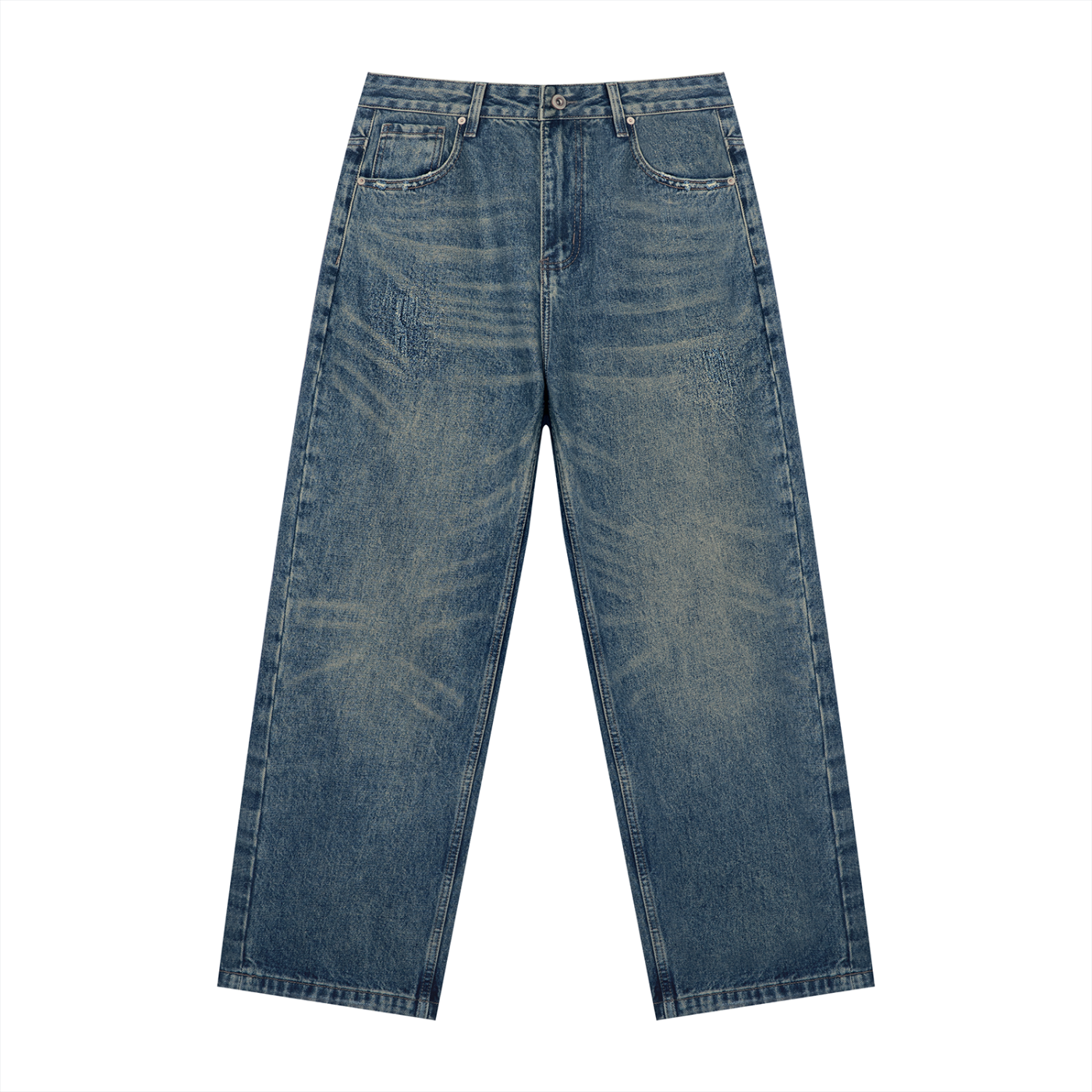Brooklyn Republic Essentials™ Men's Vintage Wash Denim Jeans