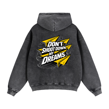 "DREAM CHASERS™ " Full-Zip Boxy Fleece Hoodie