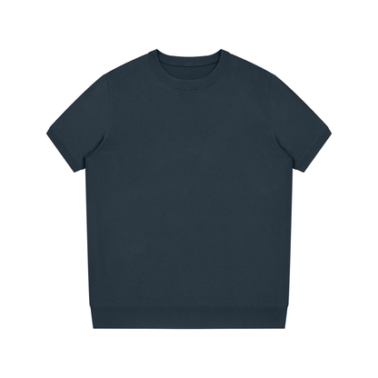 "Brooklyn Republic Essentials" Crewneck Knit T-Shirt