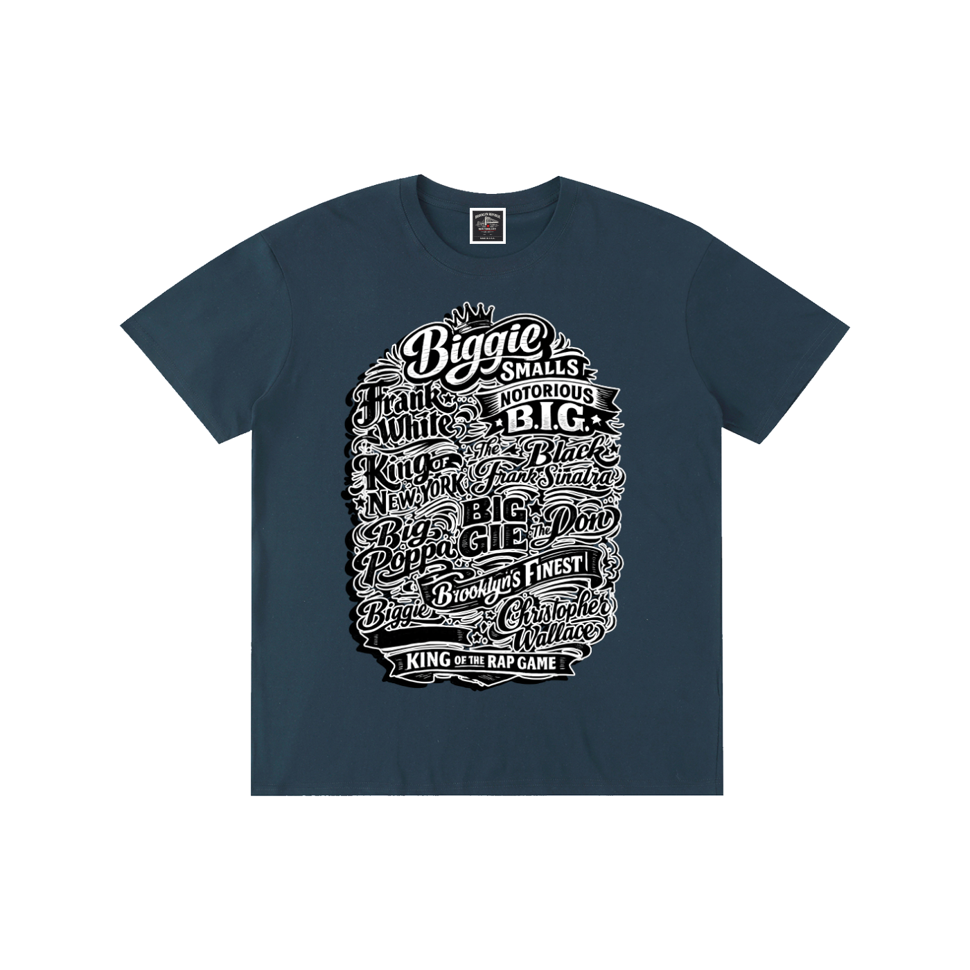 "The Black Frank White" Cotton Unisex T-Shirt