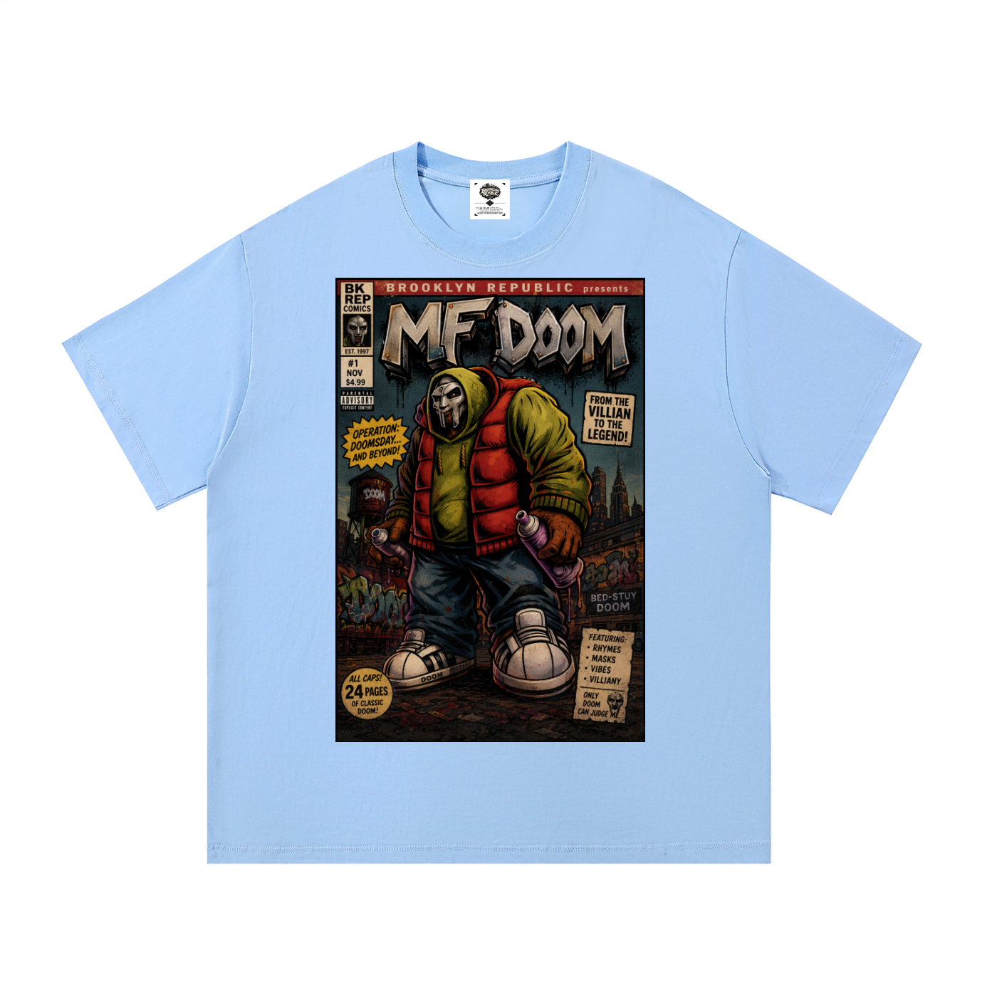 "The Adventures of MF Doom" Cotton T-Shirt