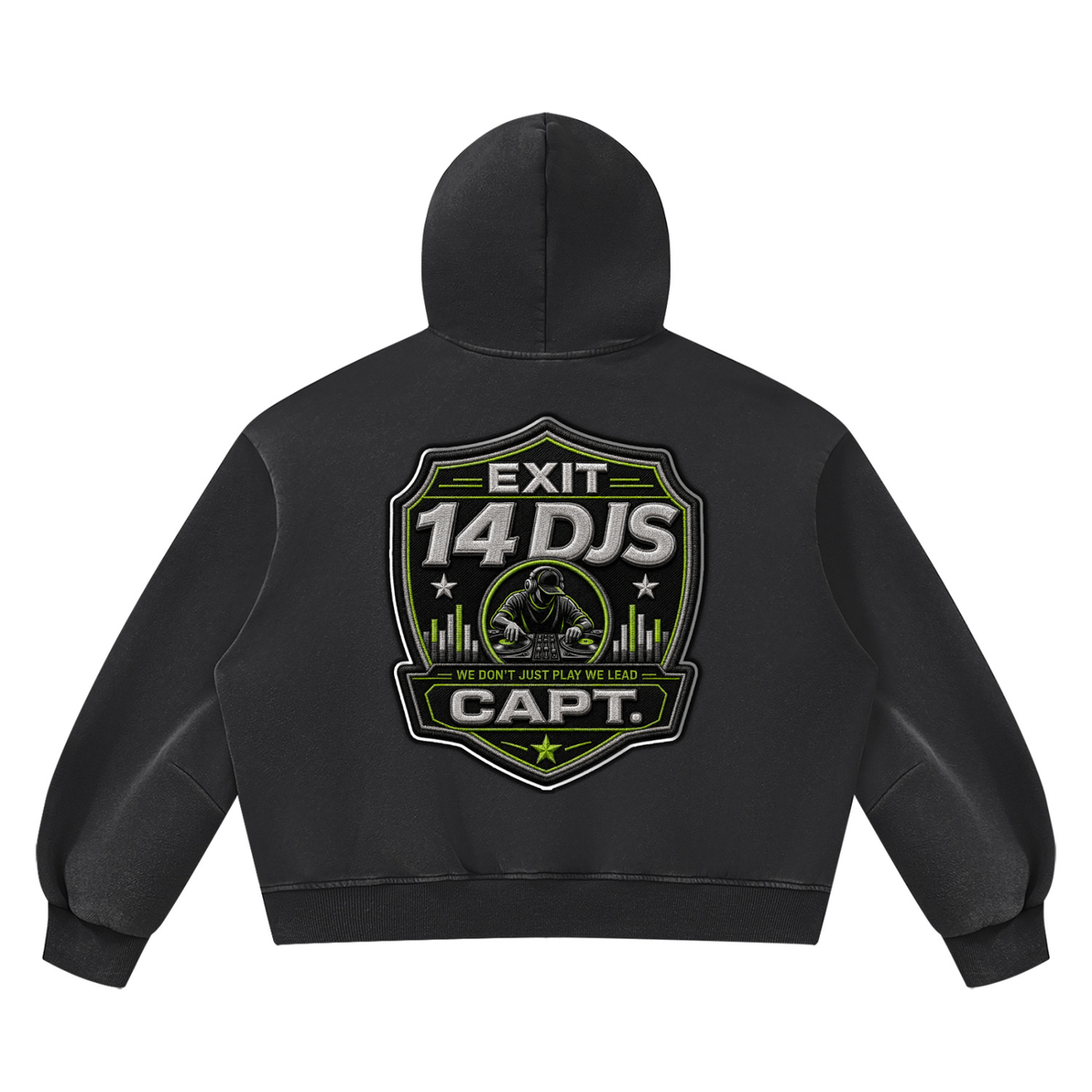 "Exit 14"  Vintage Wash Barrel Leg Fleece Sweatsuit