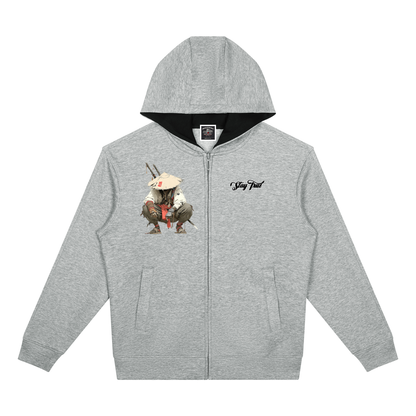 "Bushidokan" Drop Shoulder Full Zip Hoodie