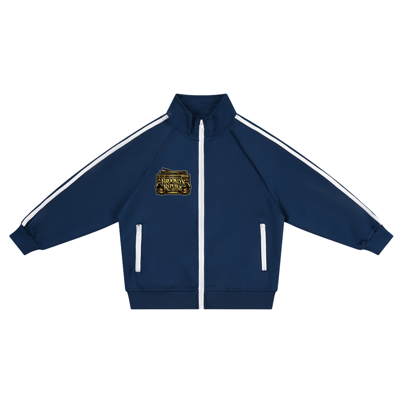 Brooklyn Republic Essentials™ Kids’ Contrast Tape Coach Jacket