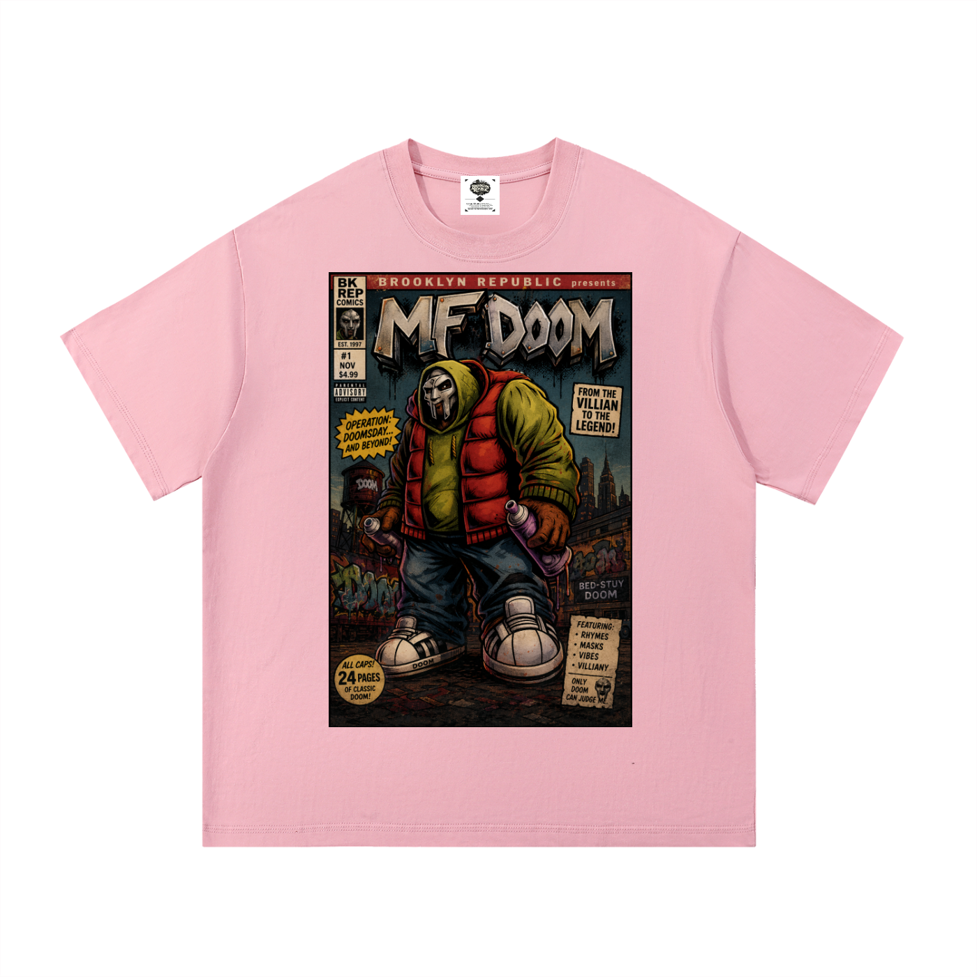 "The Adventures of MF Doom" Cotton T-Shirt