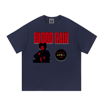 "Blood Rain" Cotton T-Shirt