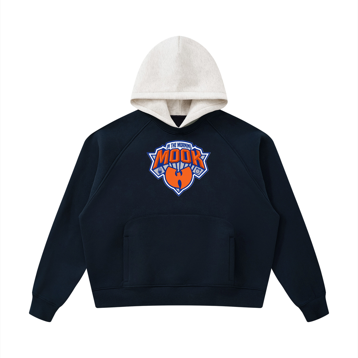 PYN™ "Mook in the Morning" Fleece Raglan Color Block Hoodie