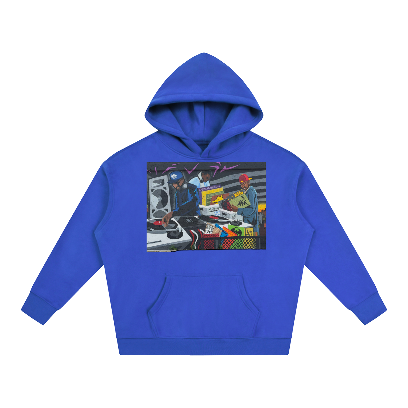 "CHUGHES 4 EVA" Oversize Fleeced Hoodie