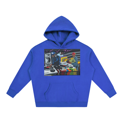 "CHUGHES 4 EVA" Oversize Fleeced Hoodie