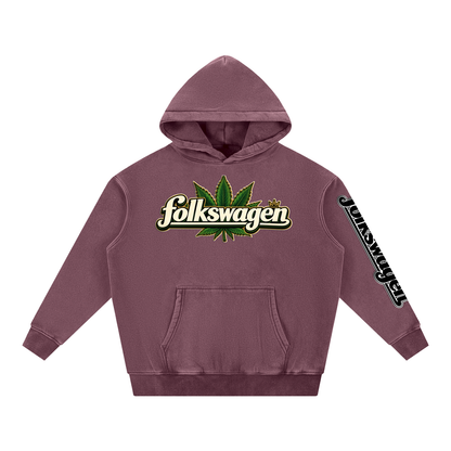 "Road Trip" Snow Wash Fleece Oversize Hoodie