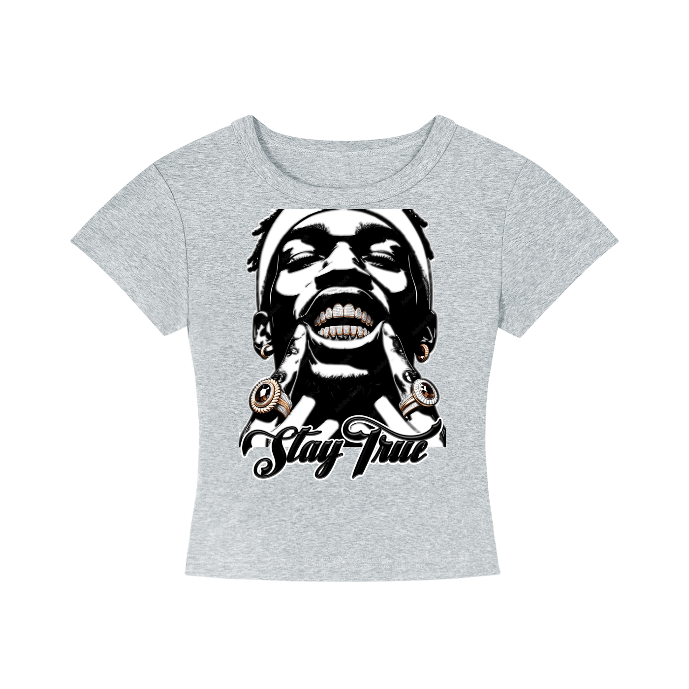 "Ghetto Heaven" Women's Cropped T-Shirt