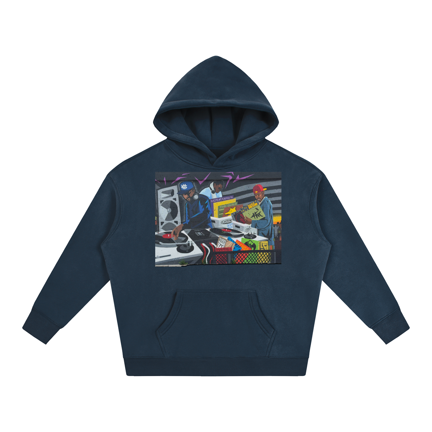 "CHUGHES 4 EVA" Oversize Fleeced Hoodie
