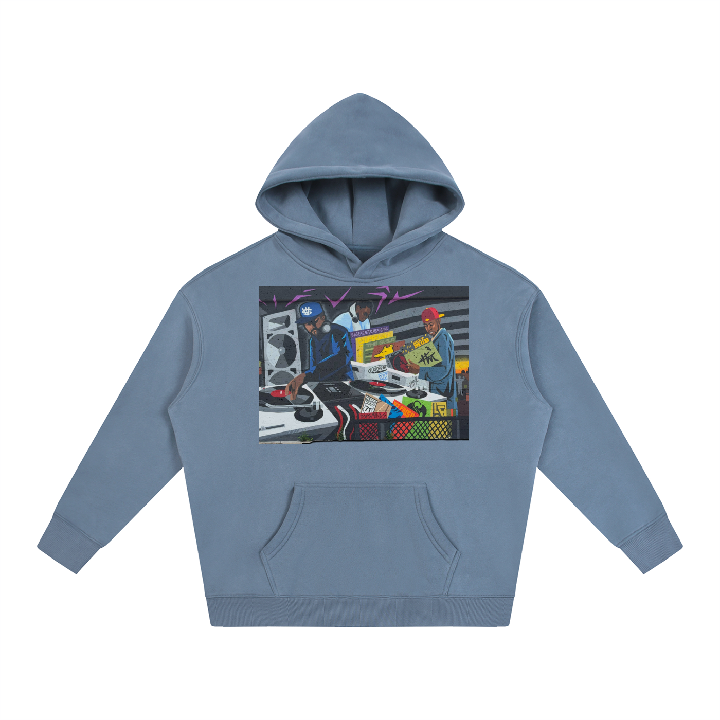 "CHUGHES 4 EVA" Oversize Fleeced Hoodie