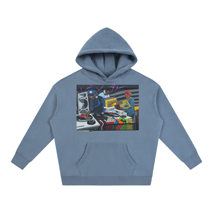 "CHUGHES 4 EVA" Oversize Fleeced Hoodie