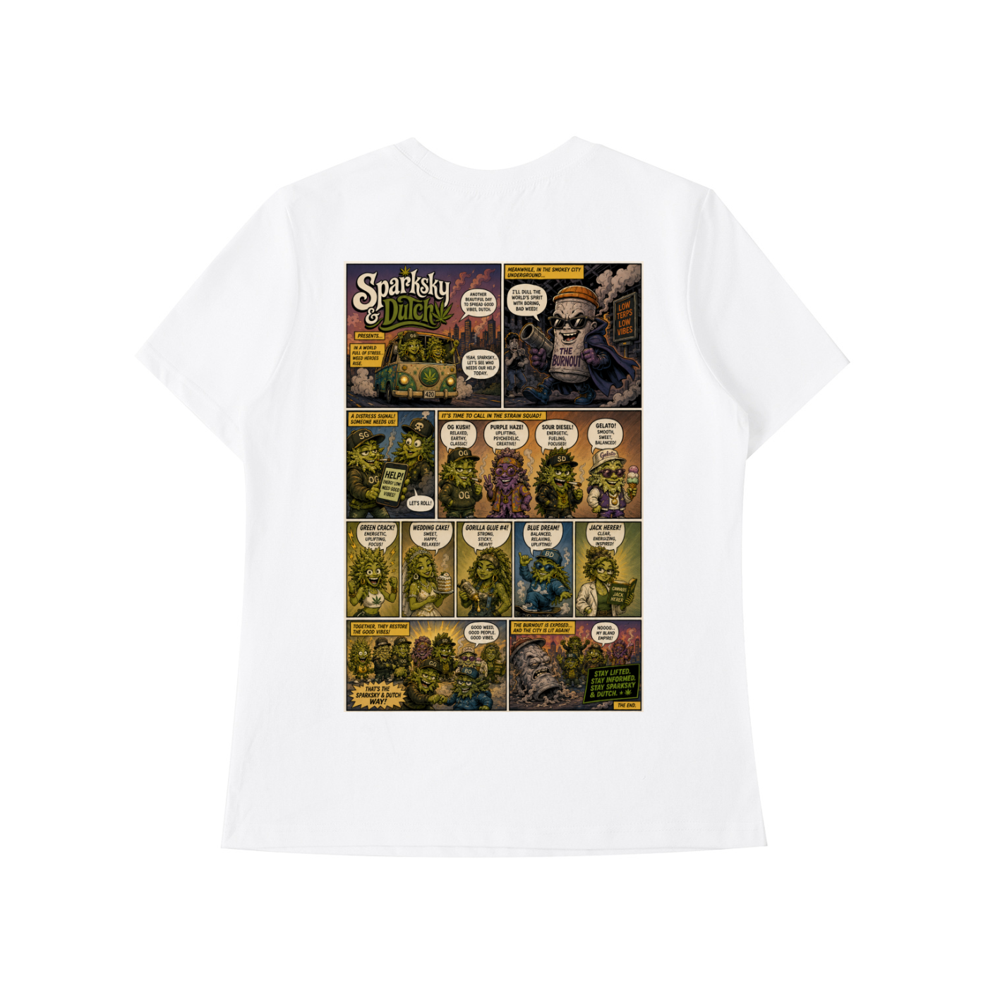 "Sparksky & Dutch" Standard Shoulder T-Shirt