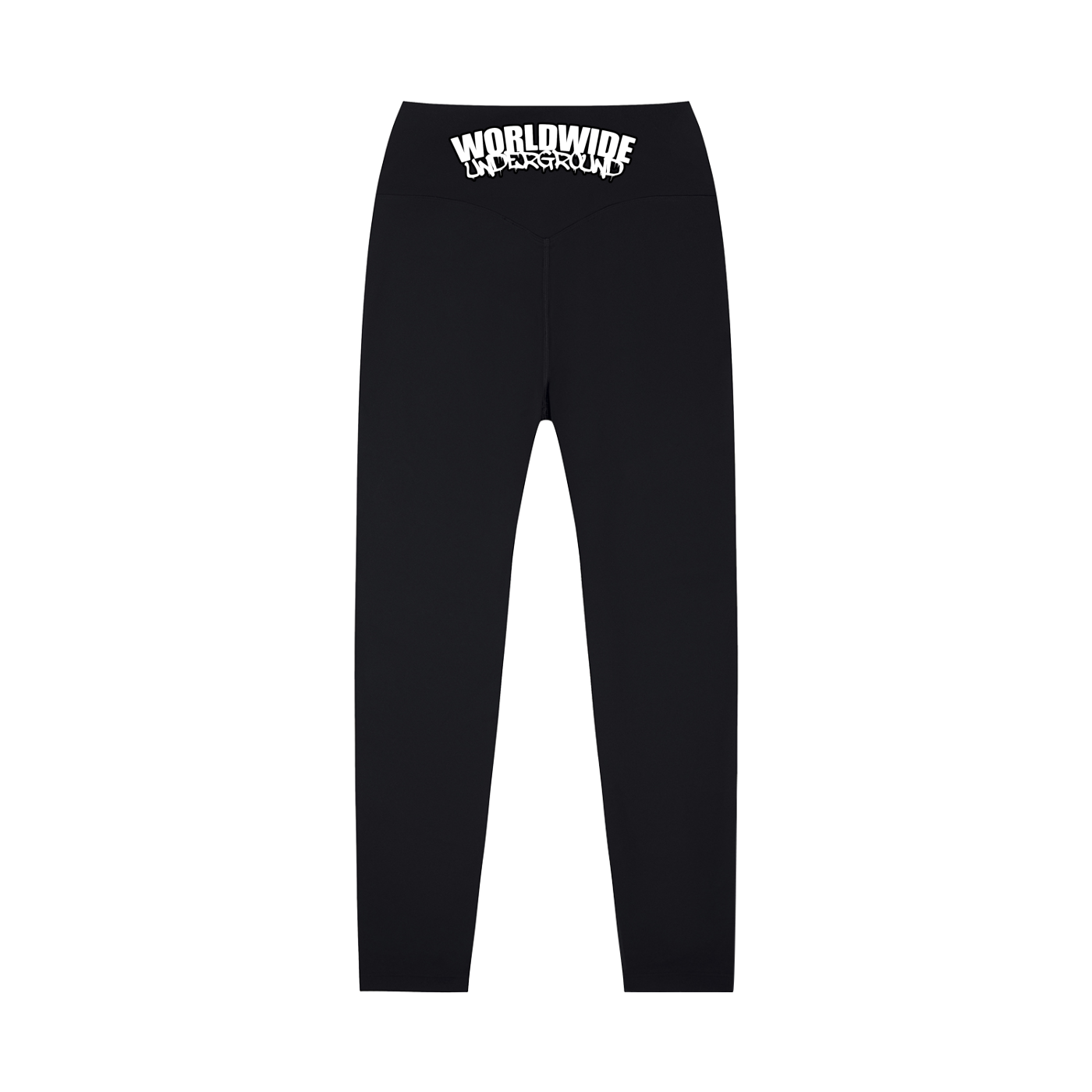 "Worldwide Underground" High-Waisted Yoga Leggings