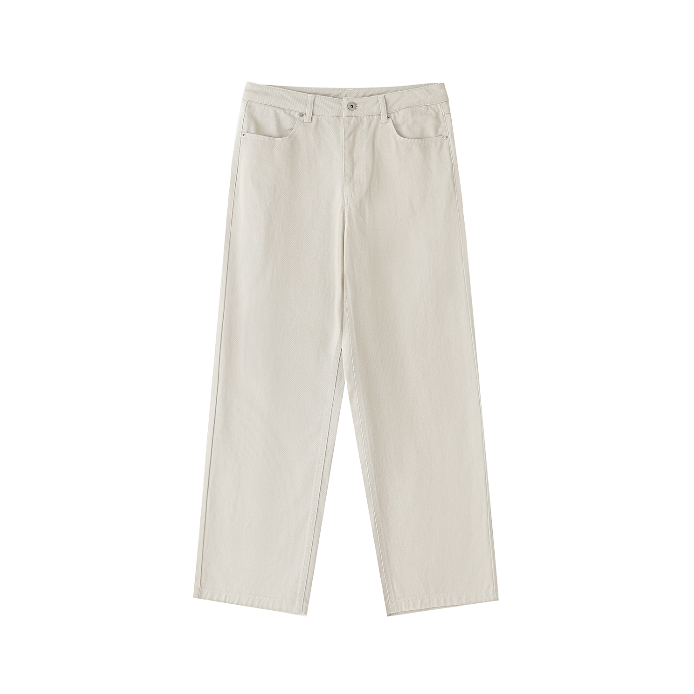 Men's Heavyweight Cotton Straight-Leg Khakis