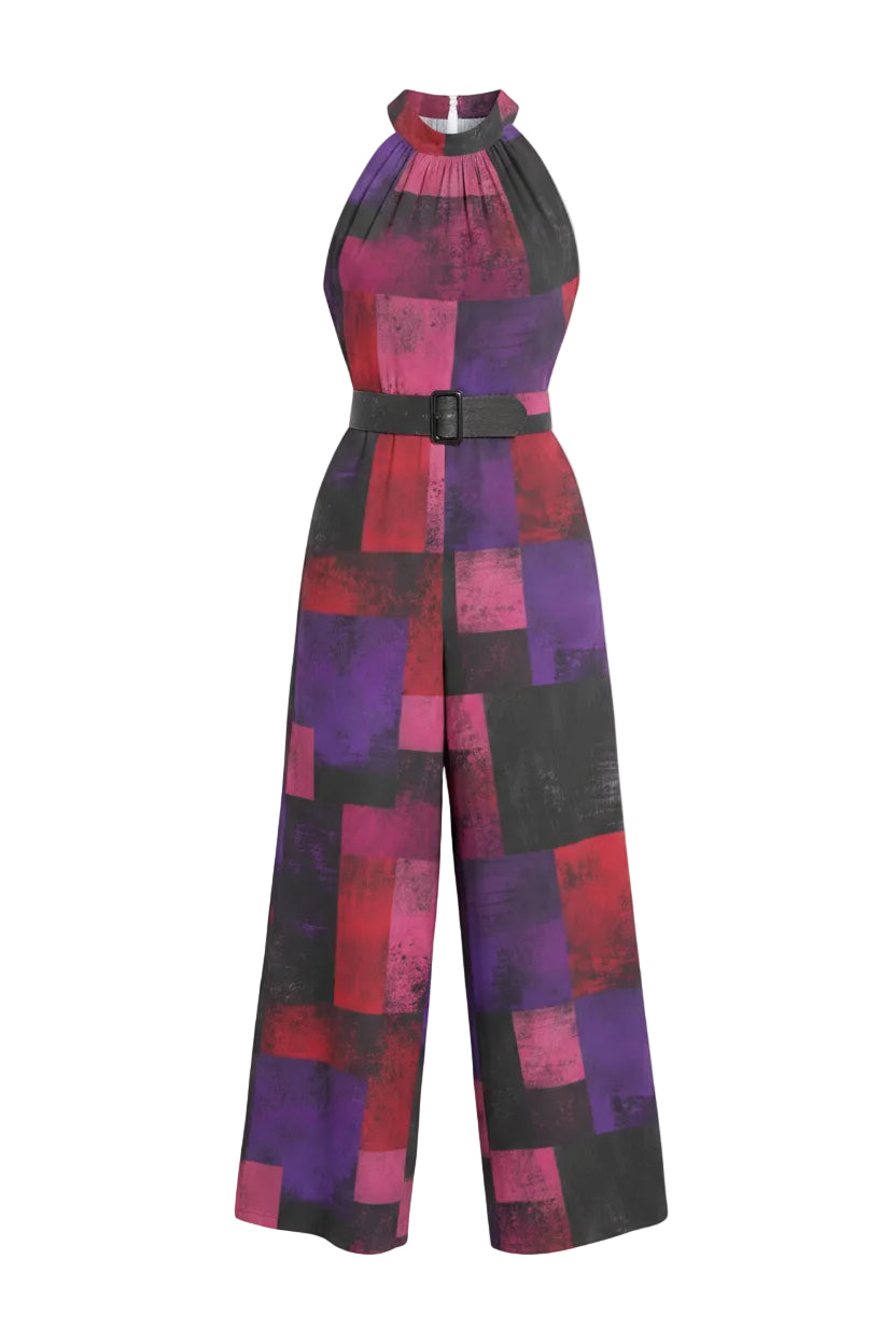 "Brie" Belted Jumpsuit