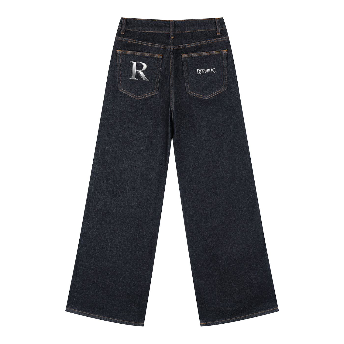 "Brooklyn Republic Essentials" Women's Straight-Leg Denim Jeans