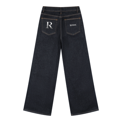"Brooklyn Republic Essentials" Women's Straight-Leg Denim Jeans