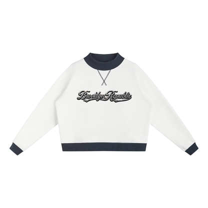 Brooklyn Republic Essentials™ Women’s Mock Neck Crewneck Sweatshirt