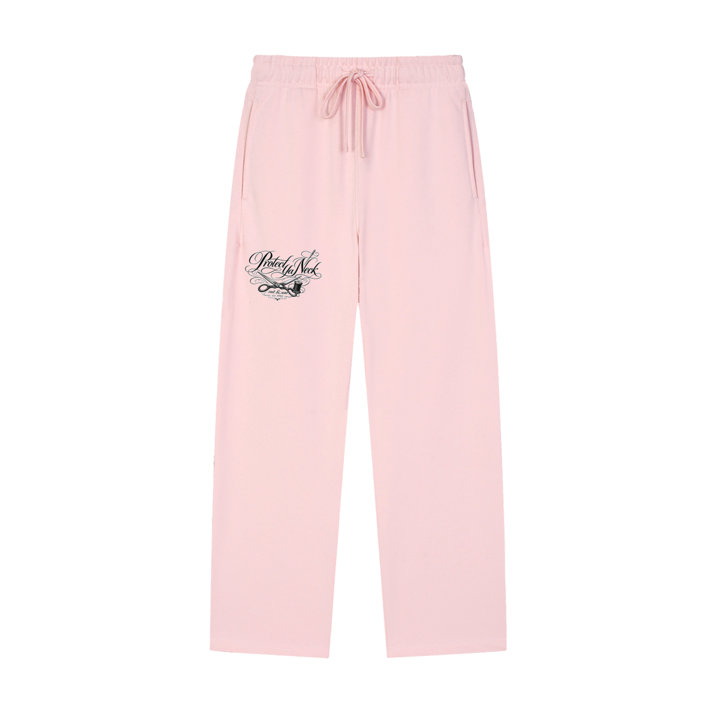 PYN™ x BKRP™ "Cut & Sew" Solid Color Straight-Leg Sweatpants