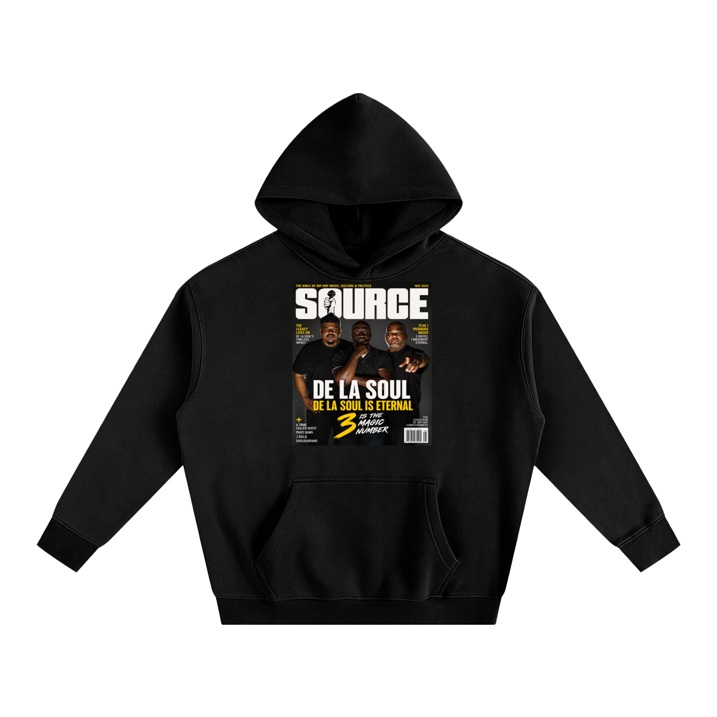 "No. 3" Oversize Fleeced Hoodie