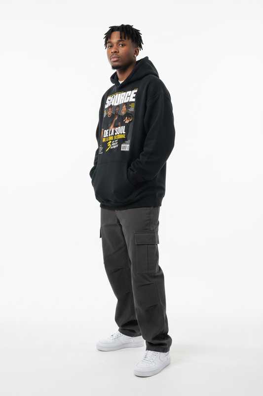 "No. 3" Oversize Fleeced Hoodie