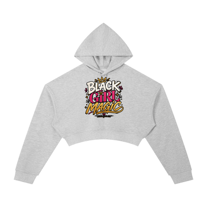 "Black Girl Magic" Cropped Hoodie