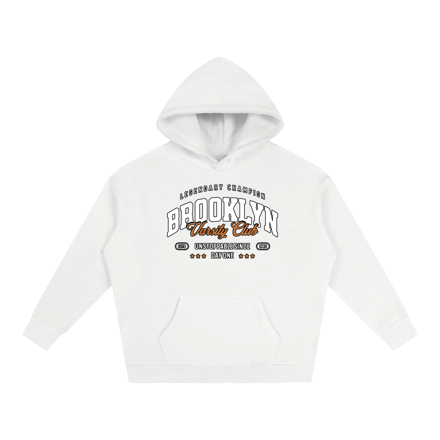 "Varsity Club" Oversize Fleeced Hoodie