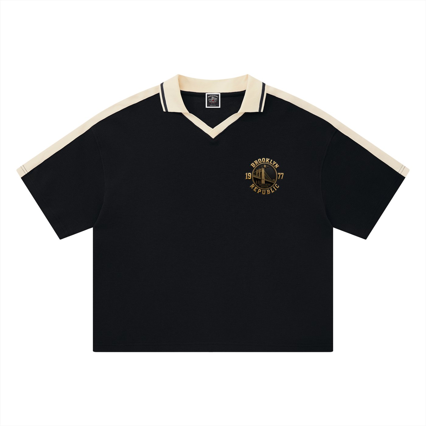 "Golden Standard" Color Block Polo Shirt