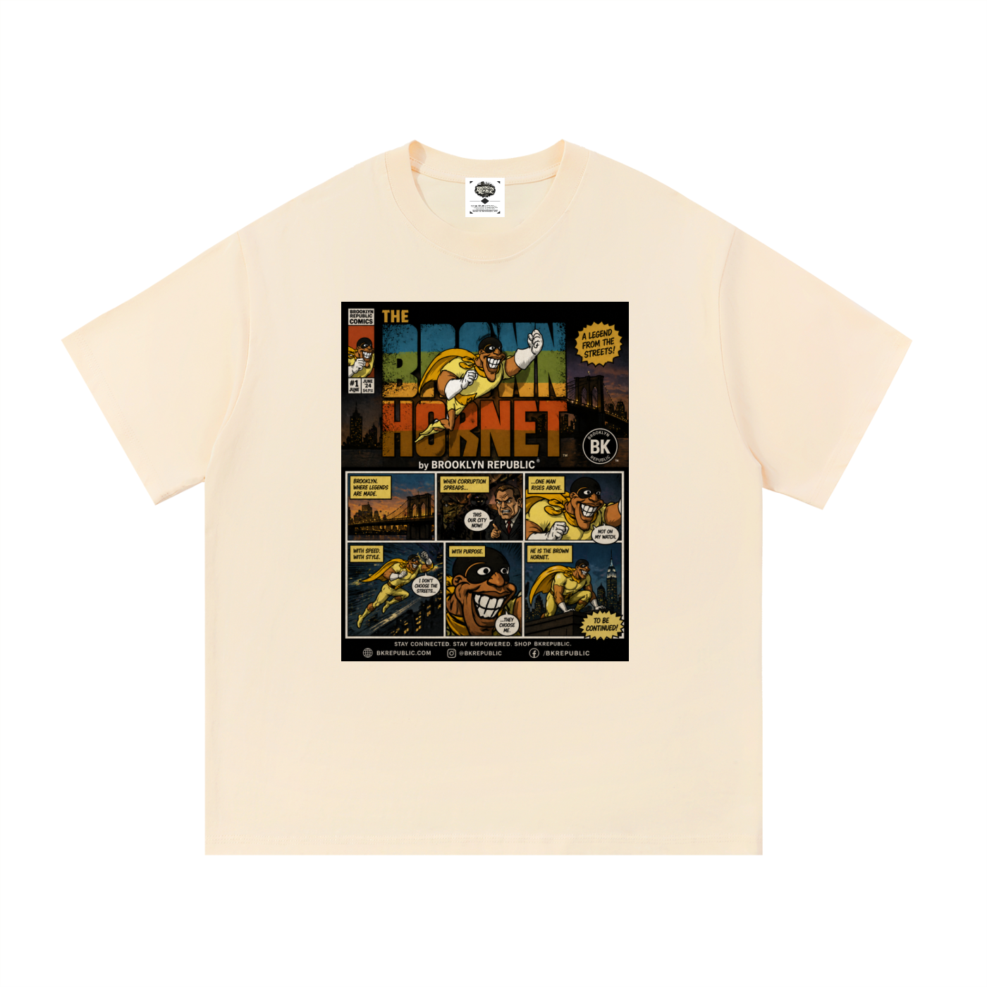 "The Brown Hornet" Cotton T-Shirt