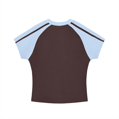 "QUEEN" Bodycon Raglan  Sleeve T-Shirt
