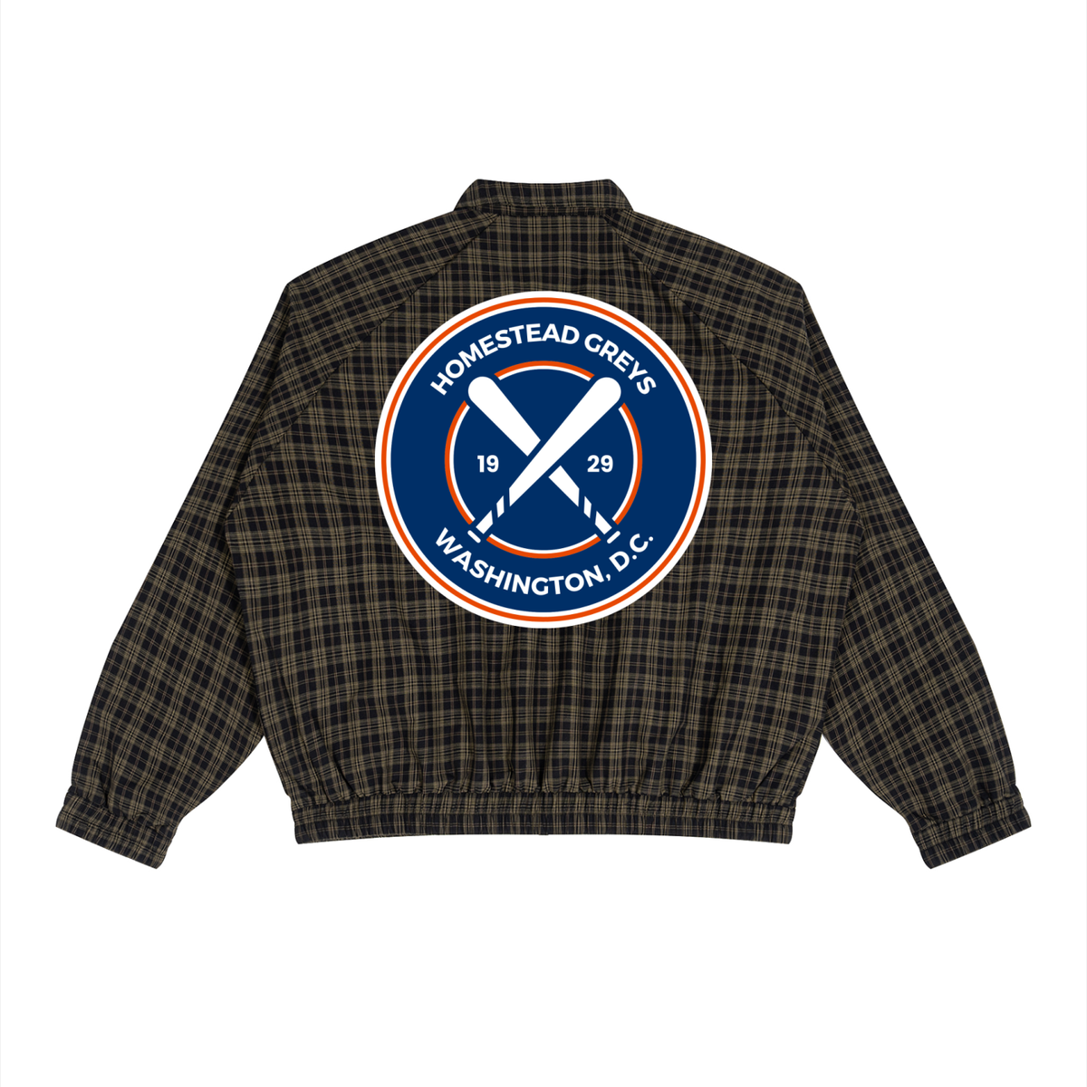 NLB™ "Homestead Grays" Plaid Full-Zip Track Set