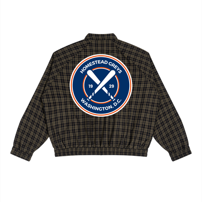 NLB™ "Homestead Grays" Plaid Full-Zip Track Set