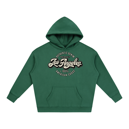 “LA Denim Mfg.” Oversize Fleeced Hoodie